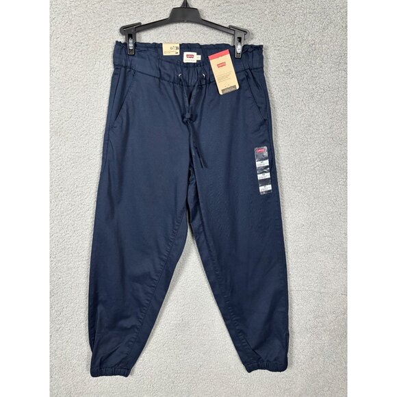 Levi's Pants - Levi's Women's Off-Duty High Rise Relaxed Jogger Pants Blue Size Extra Small NWI